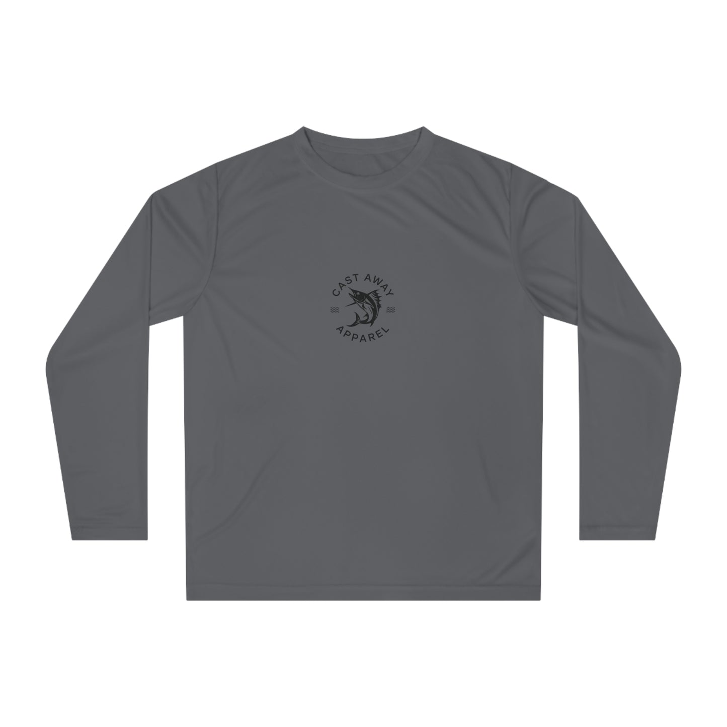 Copy of Cast Away Apparel Unisex Performance Long Sleeve Shirt - Fishing Adventure Design