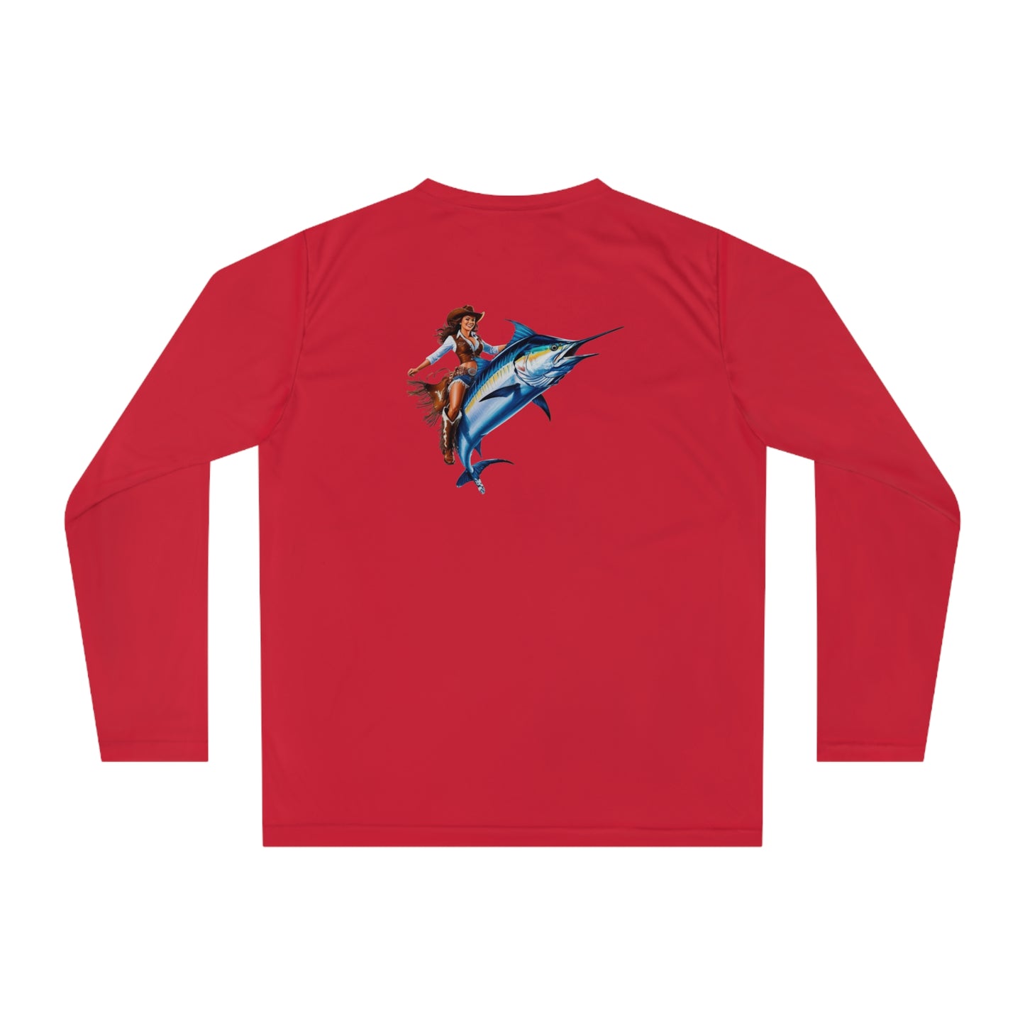 Copy of Cast Away Apparel Unisex Performance Long Sleeve Shirt - Fishing Adventure Design