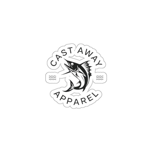 Cast Away Apparel Stickers - Perfect for Outdoor Enthusiasts