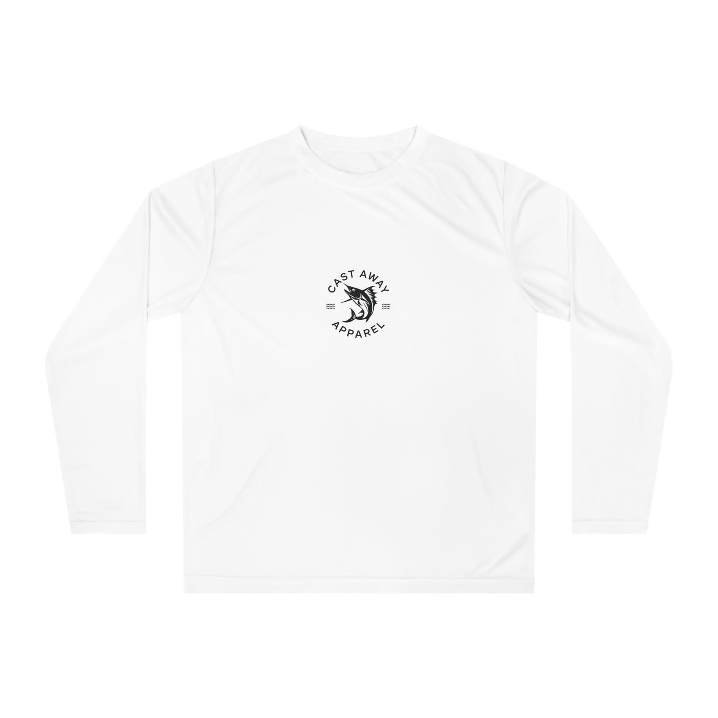 Copy of Cast Away Apparel Unisex Performance Long Sleeve Shirt - Fishing Adventure Design