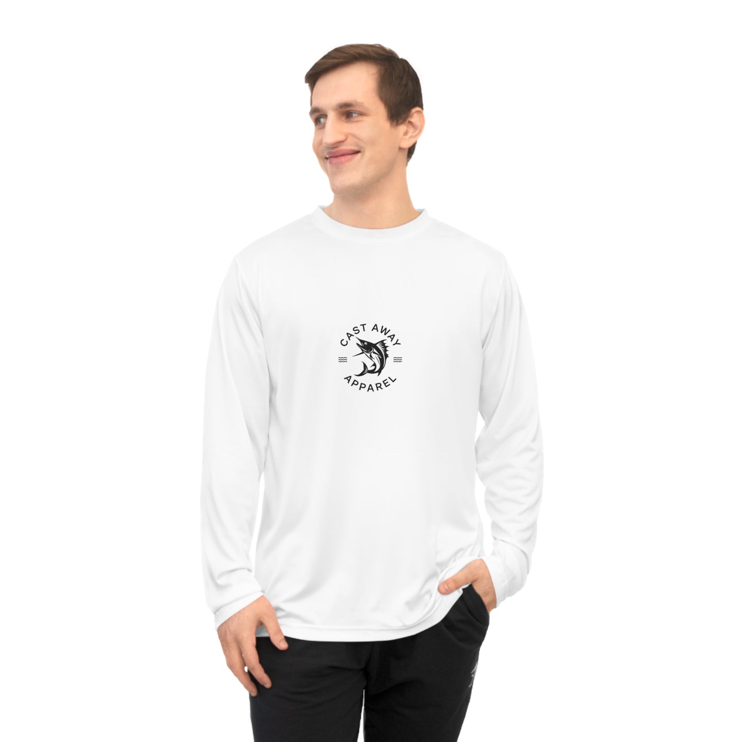 Copy of Cast Away Apparel Unisex Performance Long Sleeve Shirt - Fishing Adventure Design