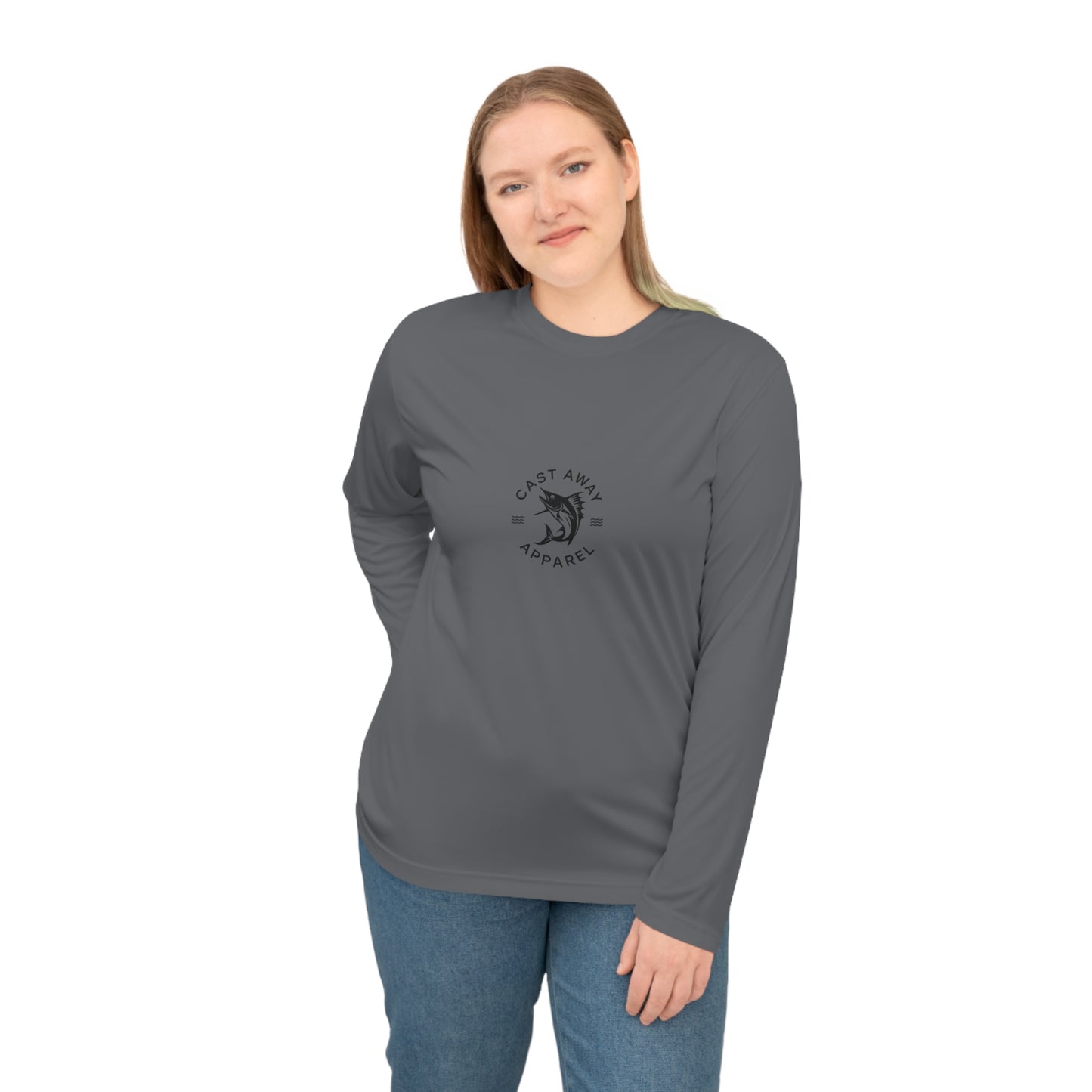 Copy of Cast Away Apparel Unisex Performance Long Sleeve Shirt - Fishing Adventure Design