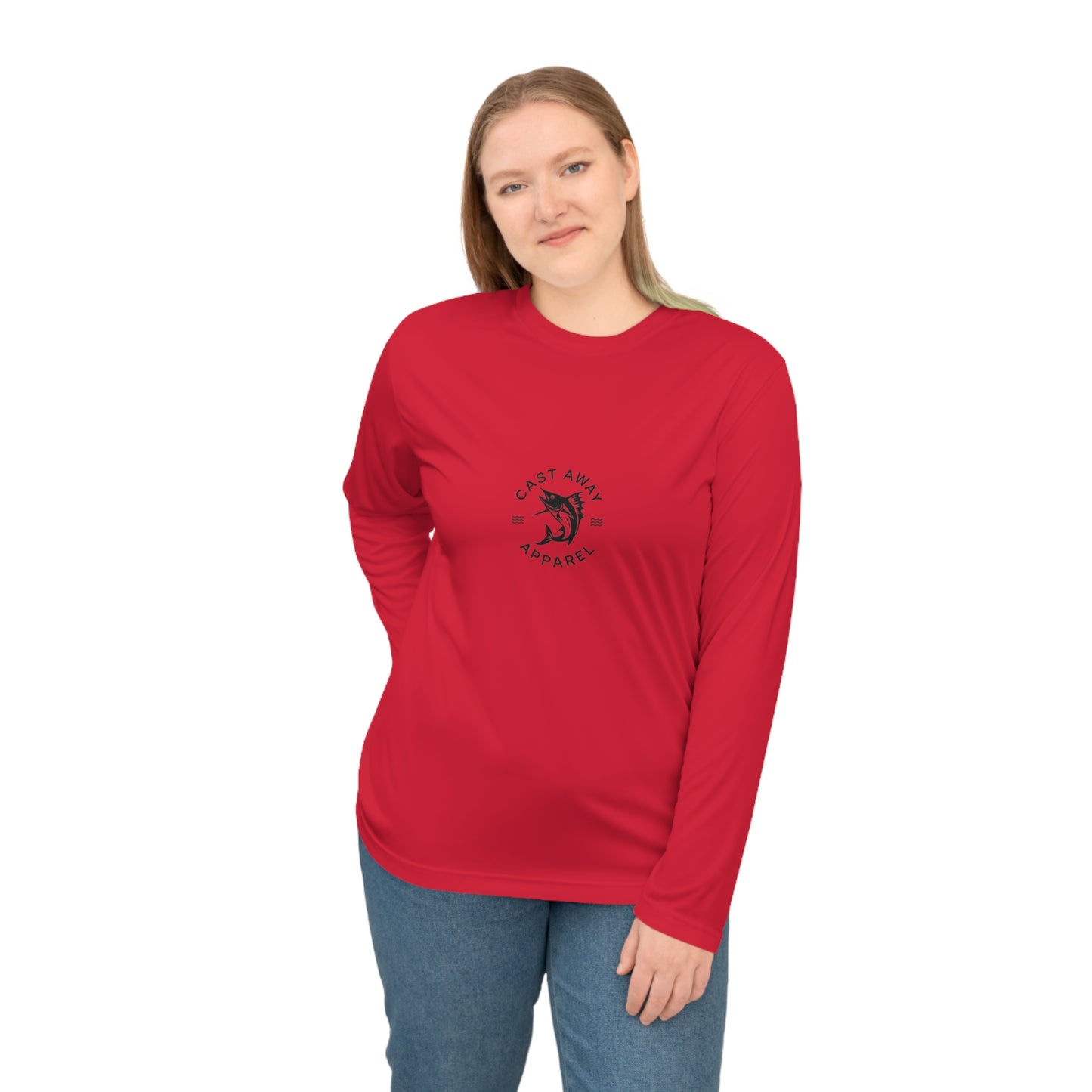 Copy of Cast Away Apparel Unisex Performance Long Sleeve Shirt - Fishing Adventure Design